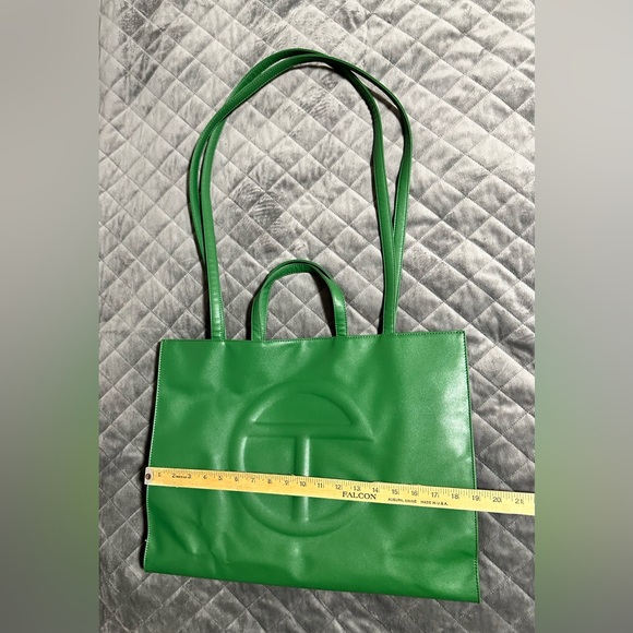 TELFAR Large! Shopping Bag Leaf Green, Sz Large (RARE) - Picture 9 of 12